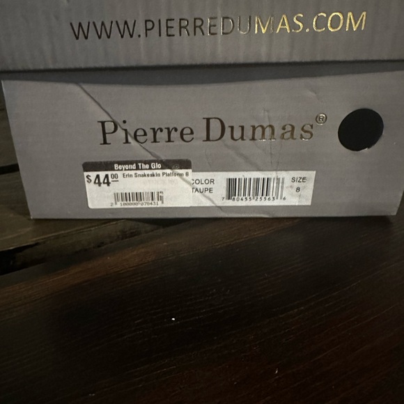 Pierre Dumas size 8 snake print platform sandals - Picture 4 of 4